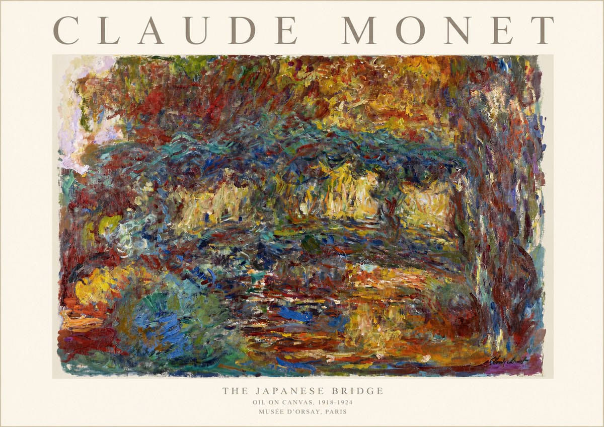 Monet The Japanese Bridge I No1 - Juliste