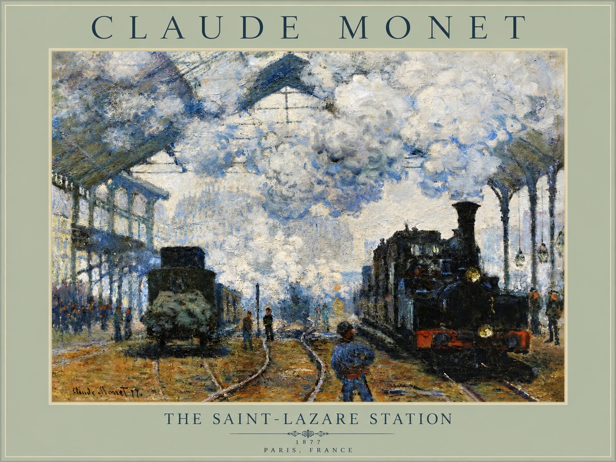 Monet The Saint-lazare Station No5 - Juliste