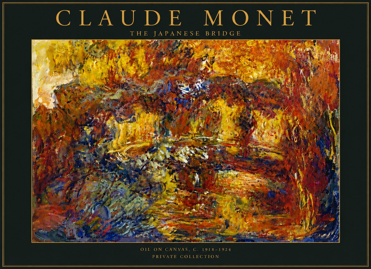 Monet The Japanese Bridge II No5 - Juliste