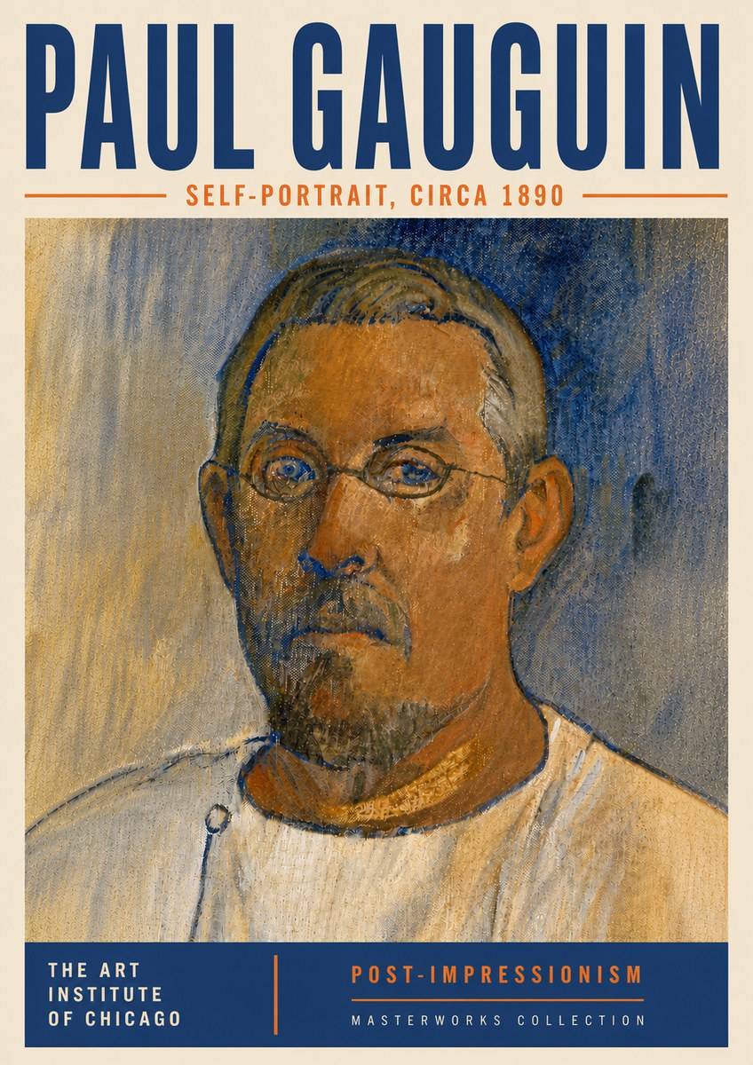 Paul Gauguin Self-portrait I No6 - Juliste