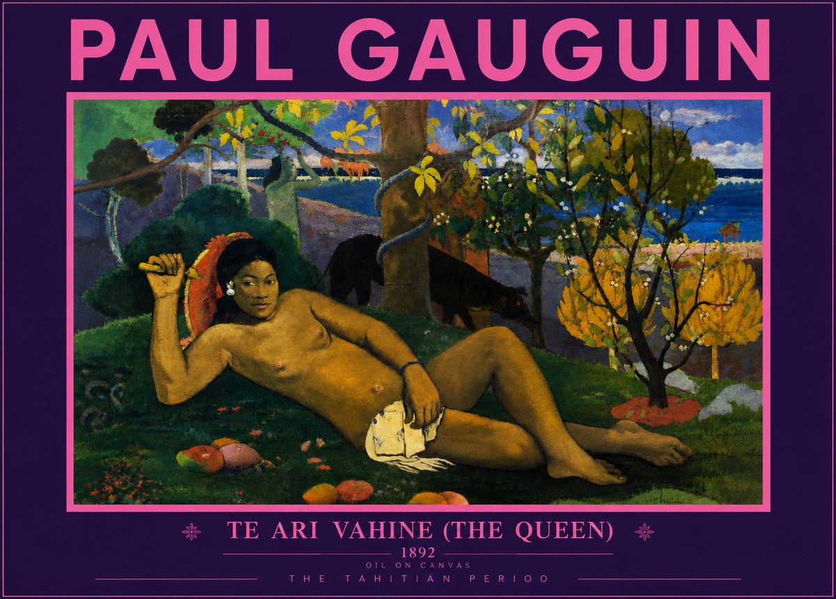 Paul Gauguin Te Ari Vahine (the Queen) No5 - Juliste