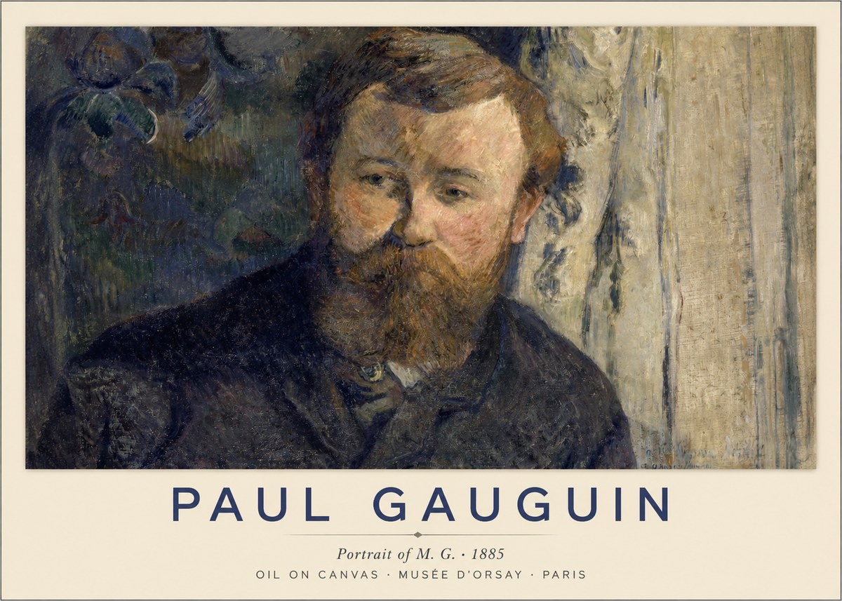 Paul Gauguin Portrait of the Artist (Self-portrait) No6 - Juliste