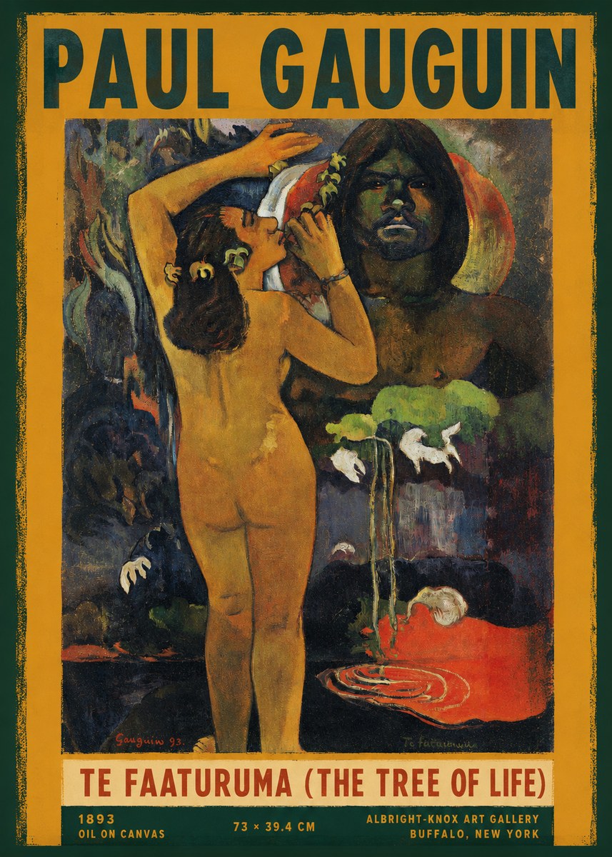 Paul Gauguin Te Faaturuma (the Tree of Life) No2 - Juliste