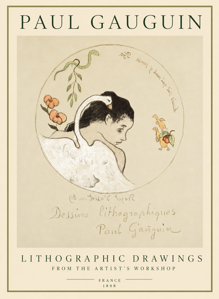 Paul Gauguin Dessins Lithographiques No1 - Juliste