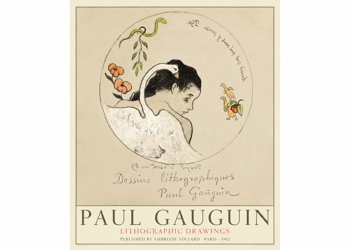 Paul Gauguin Dessins Lithographiques No2 - Juliste