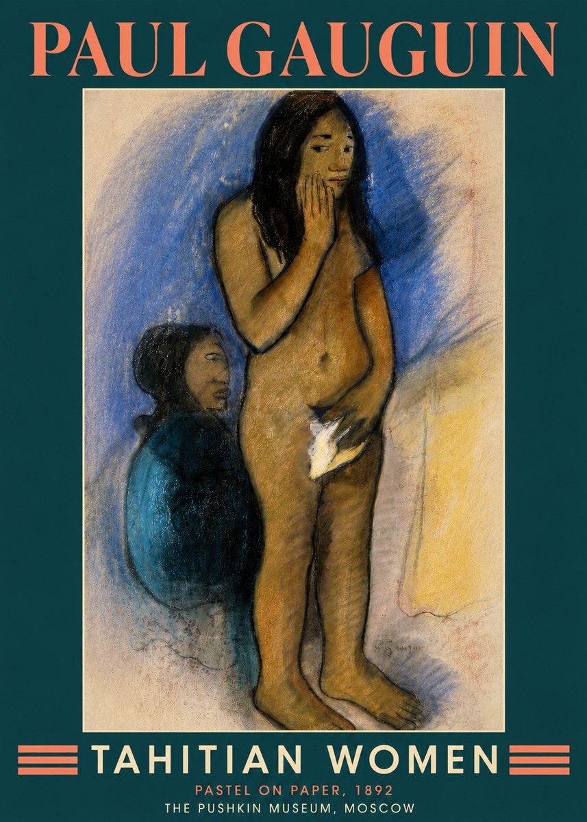 Paul Gauguin Tahitian Women No4 - Juliste