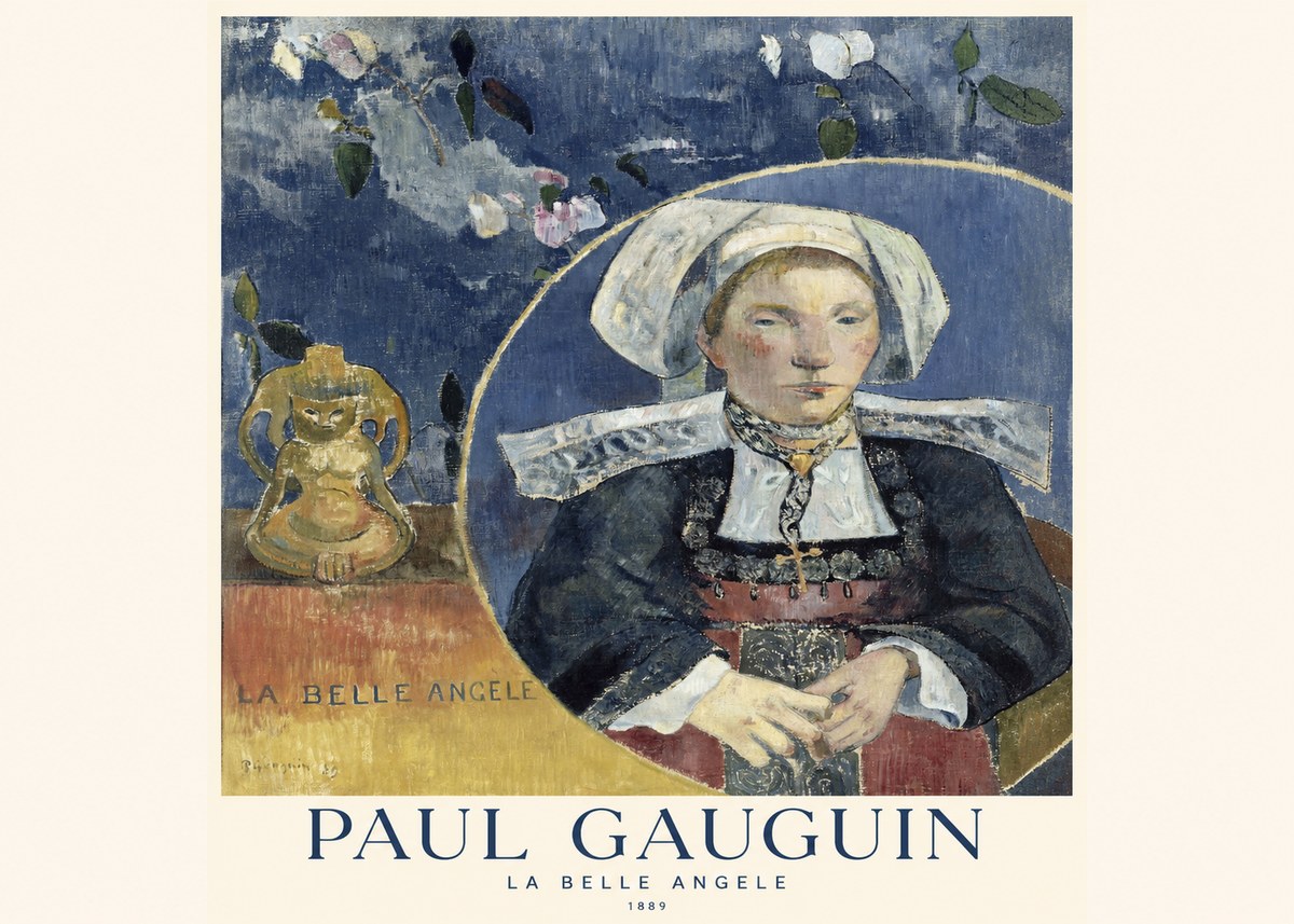 Paul Gauguin La Belle Angele No1 - Juliste