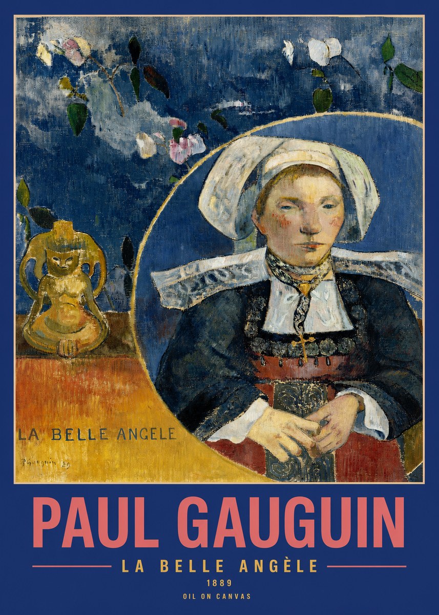 Paul Gauguin La Belle Angele No2 - Juliste