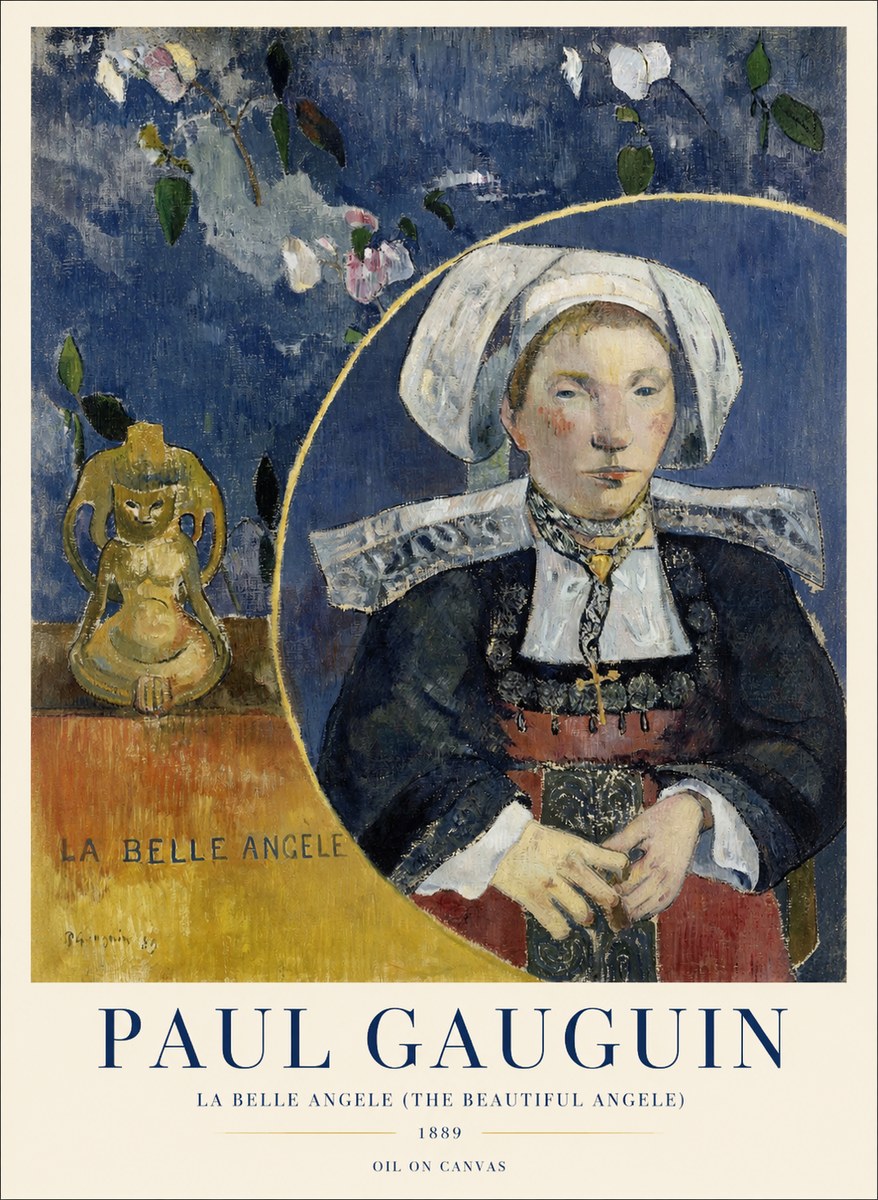 Paul Gauguin La Belle Angele No4 - Juliste
