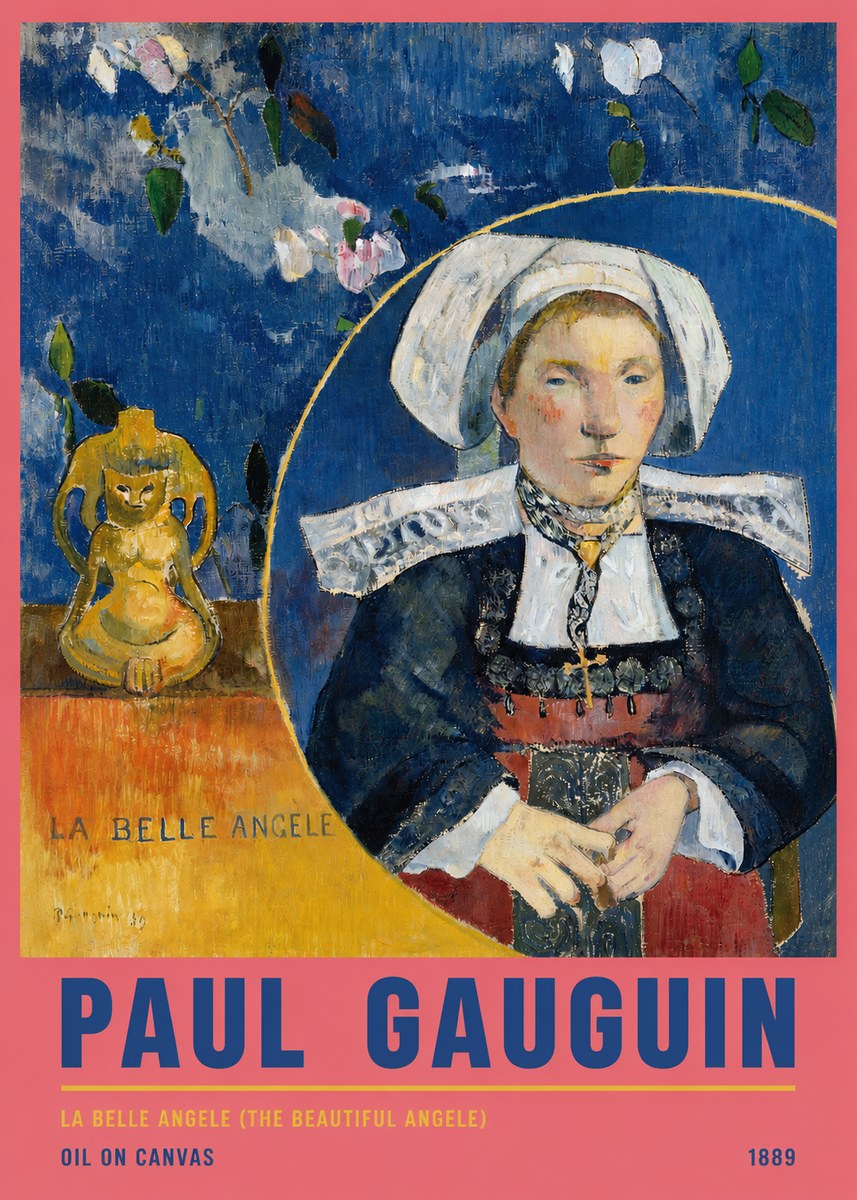 Paul Gauguin La Belle Angele No5 - Juliste
