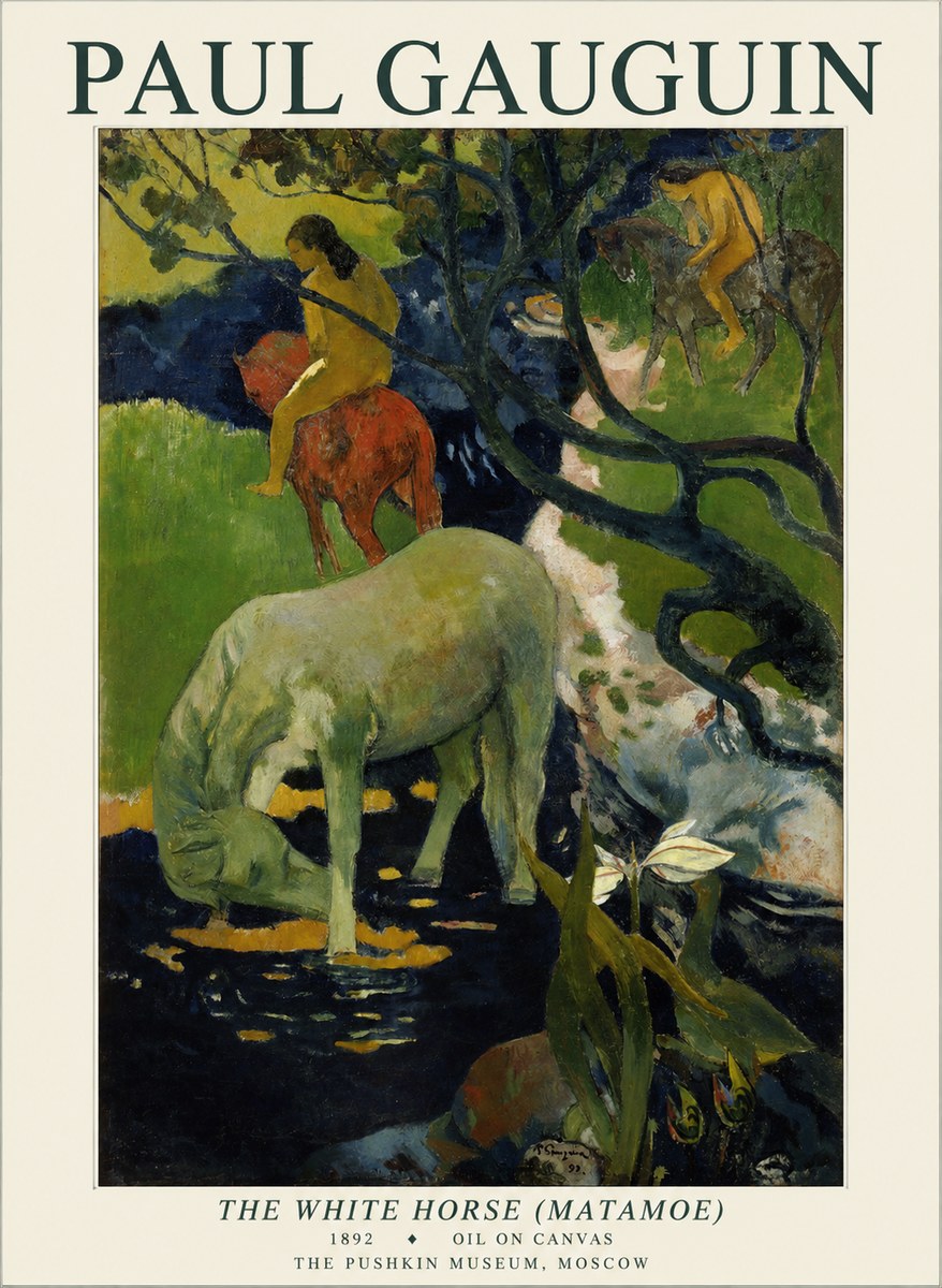 Paul Gauguin The Siamese (Tehura and Noa Noa) No4 - Juliste