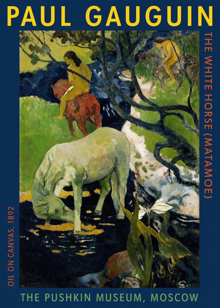 Paul Gauguin The Siamese (Tehura and Noa Noa) No5 - Juliste