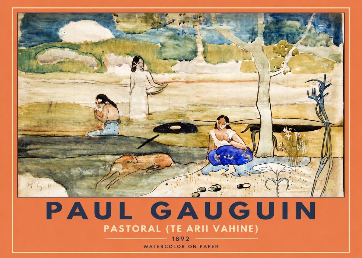 Paul Gauguin Pastoral (Te Arii Vahine) No2 - Juliste