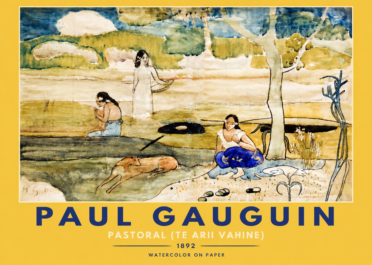 Paul Gauguin Pastoral (Te Arii Vahine) No4 - Juliste