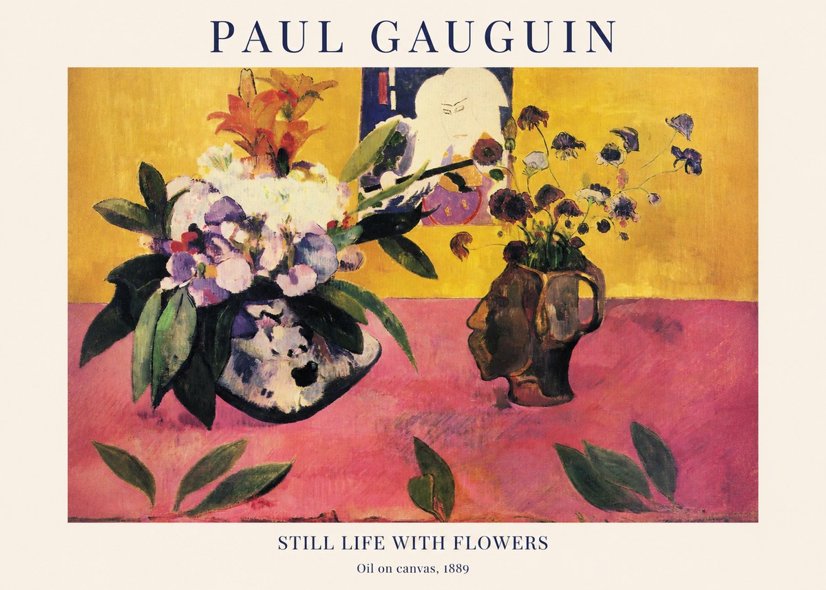 Paul Gauguin Still Life with Flowers No1 - Juliste