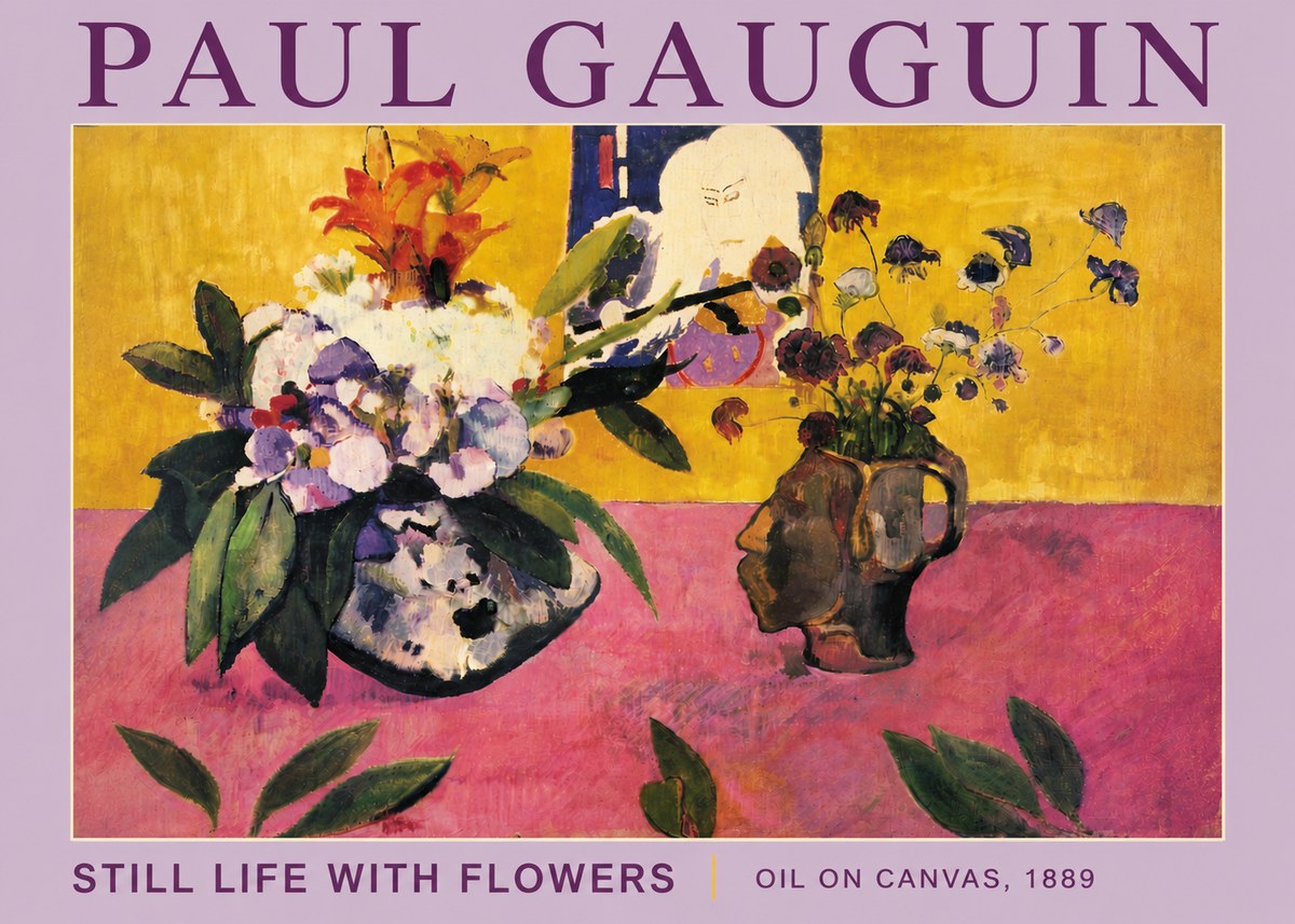 Paul Gauguin Still Life with Flowers No5 - Juliste