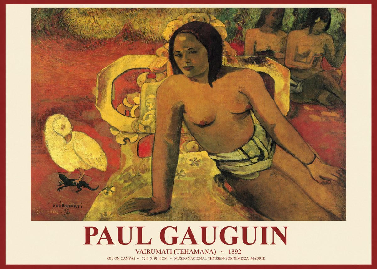 Paul Gauguin Vairumati (Tehamana) No1 - Juliste