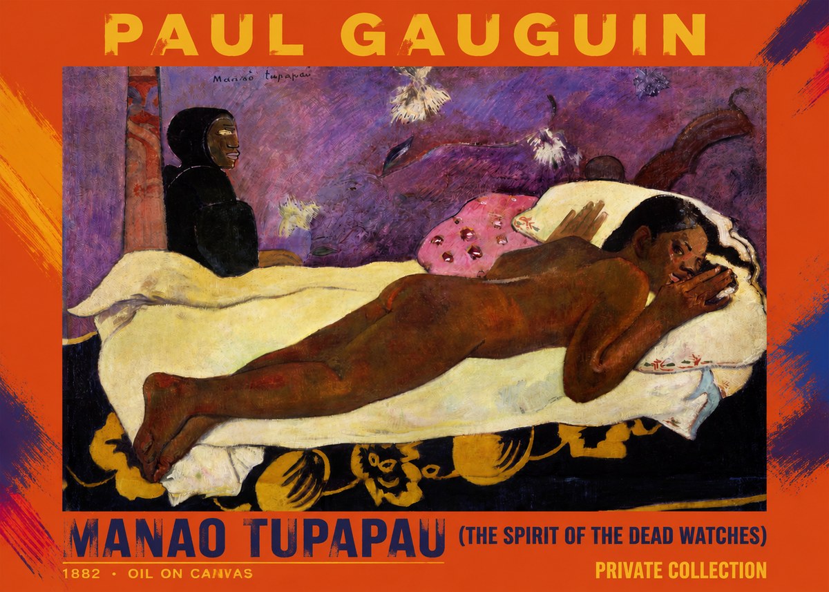 Paul Gauguin Manao Tupapau (the Spirit of the Dead Watches) No3 - Juliste