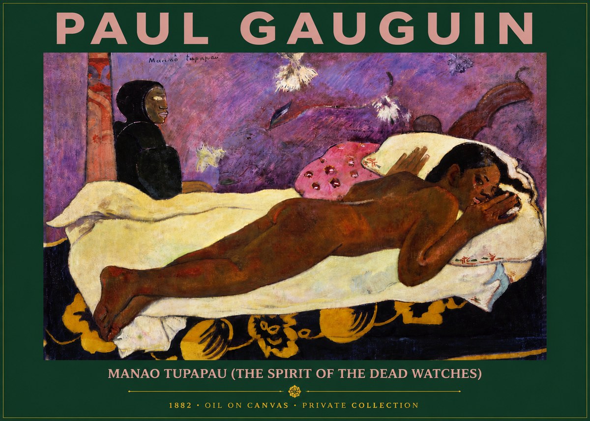 Paul Gauguin Manao Tupapau (the Spirit of the Dead Watches) No4 - Juliste