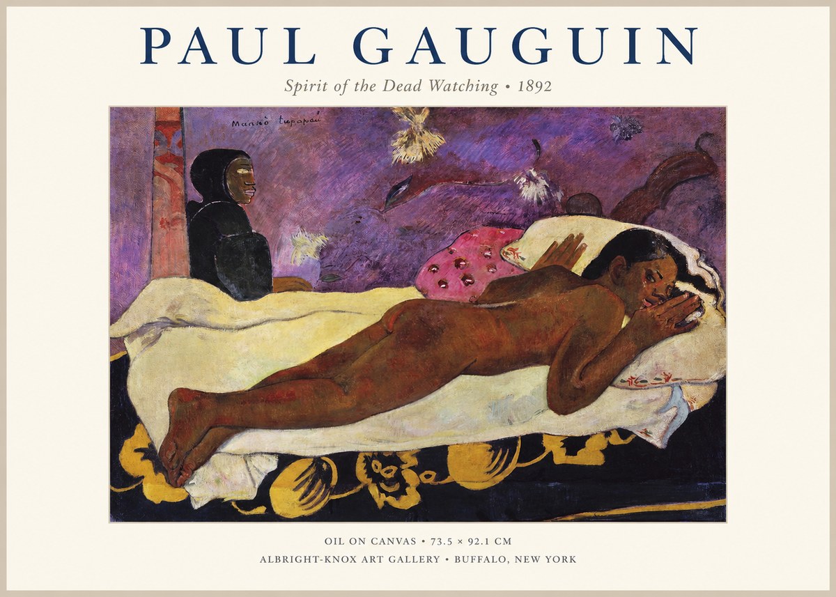 Paul Gauguin Manao Tupapau (the Spirit of the Dead Watches) No5 - Juliste