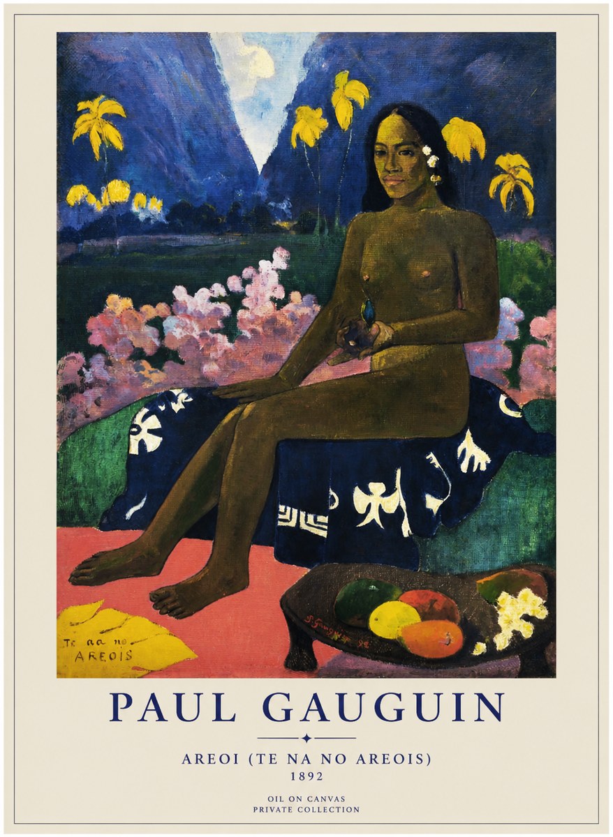 Paul Gauguin Te Na No Areois (the Seed of the Areoi) No5 - Juliste