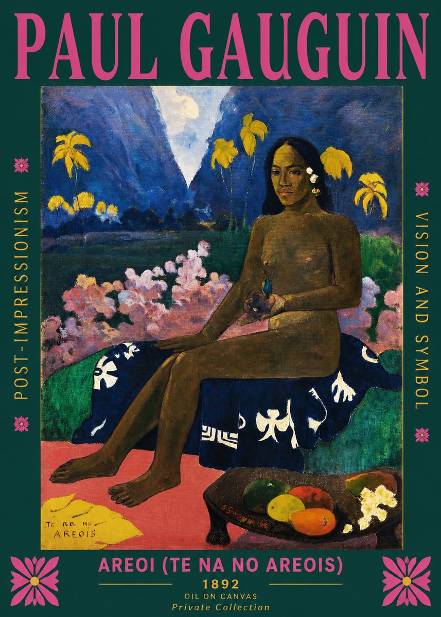 Paul Gauguin Te Na No Areois (the Seed of the Areoi) No6 - Juliste