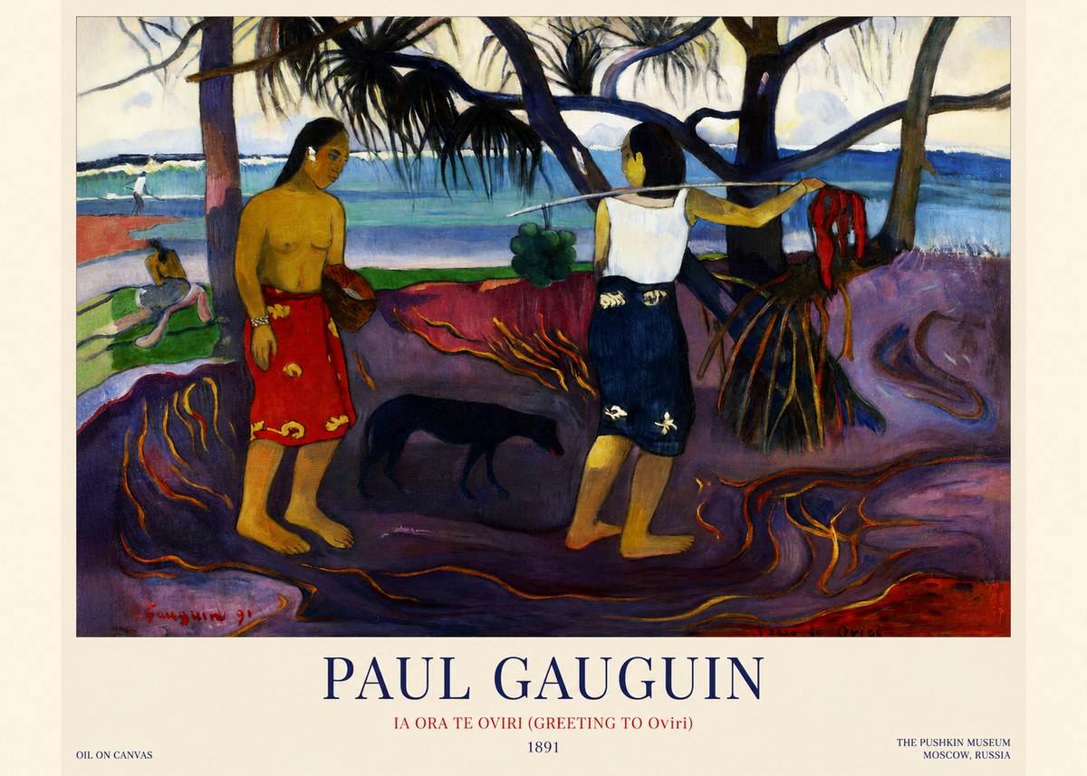 Paul Gauguin Ia Ora Na Te Ovari (I Raro Te Oviri) No2 - Juliste