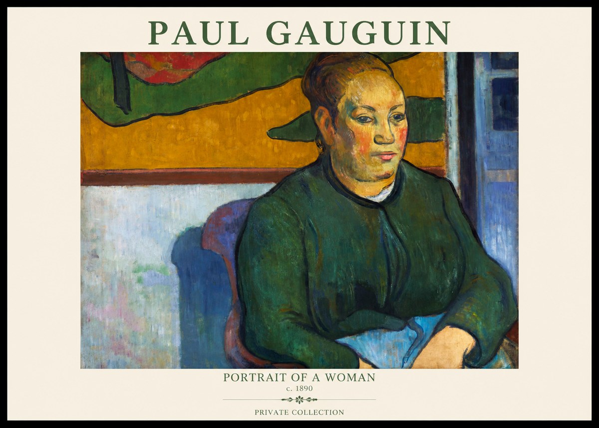 Paul Gauguin Portrait of a Woman No1 - Juliste