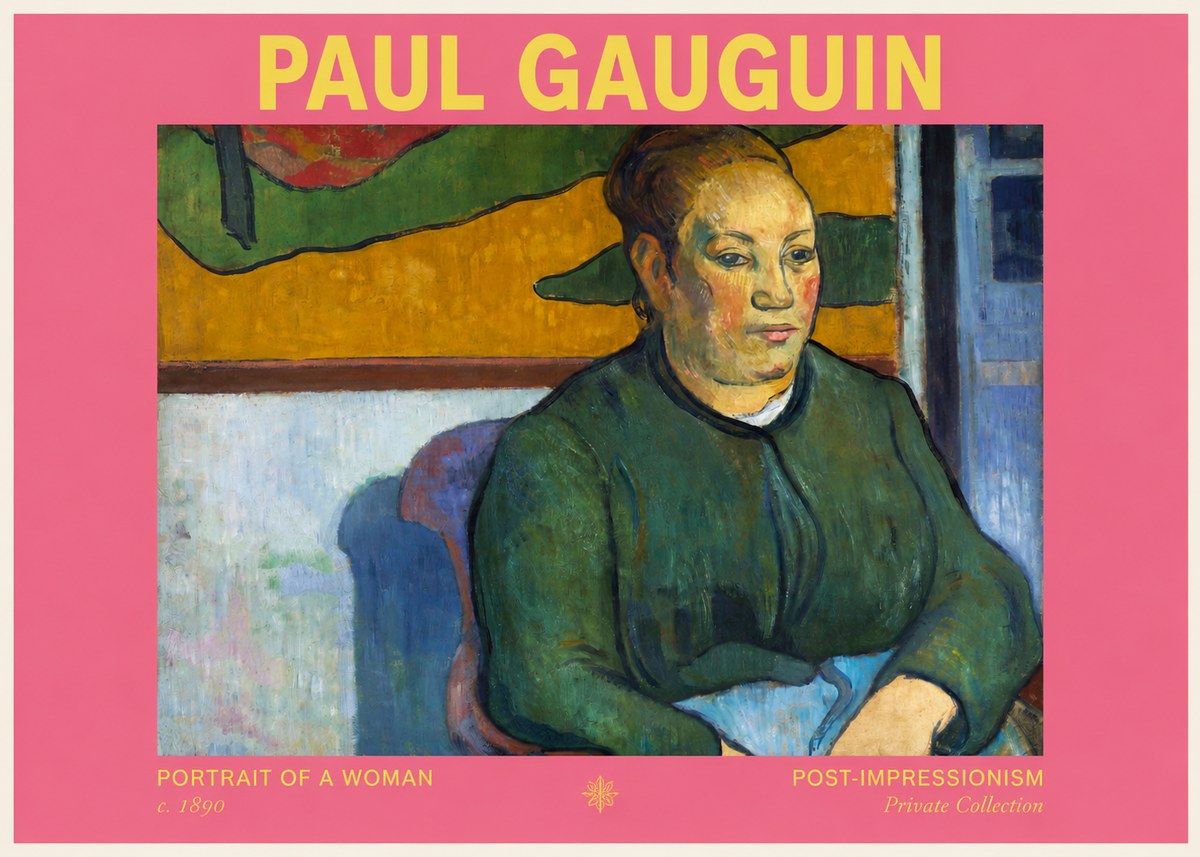 Paul Gauguin Portrait of a Woman No2 - Juliste