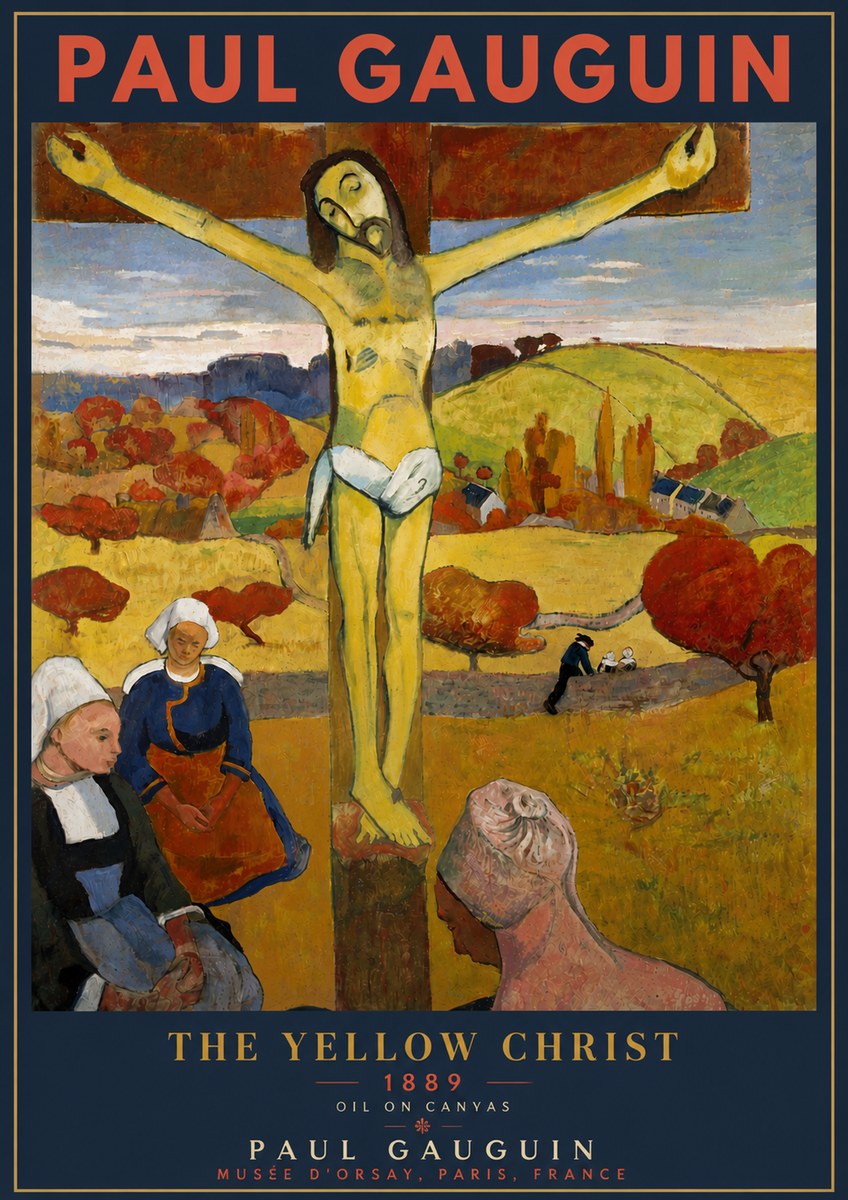 Paul Gauguin The Yellow Christ No5 - Juliste