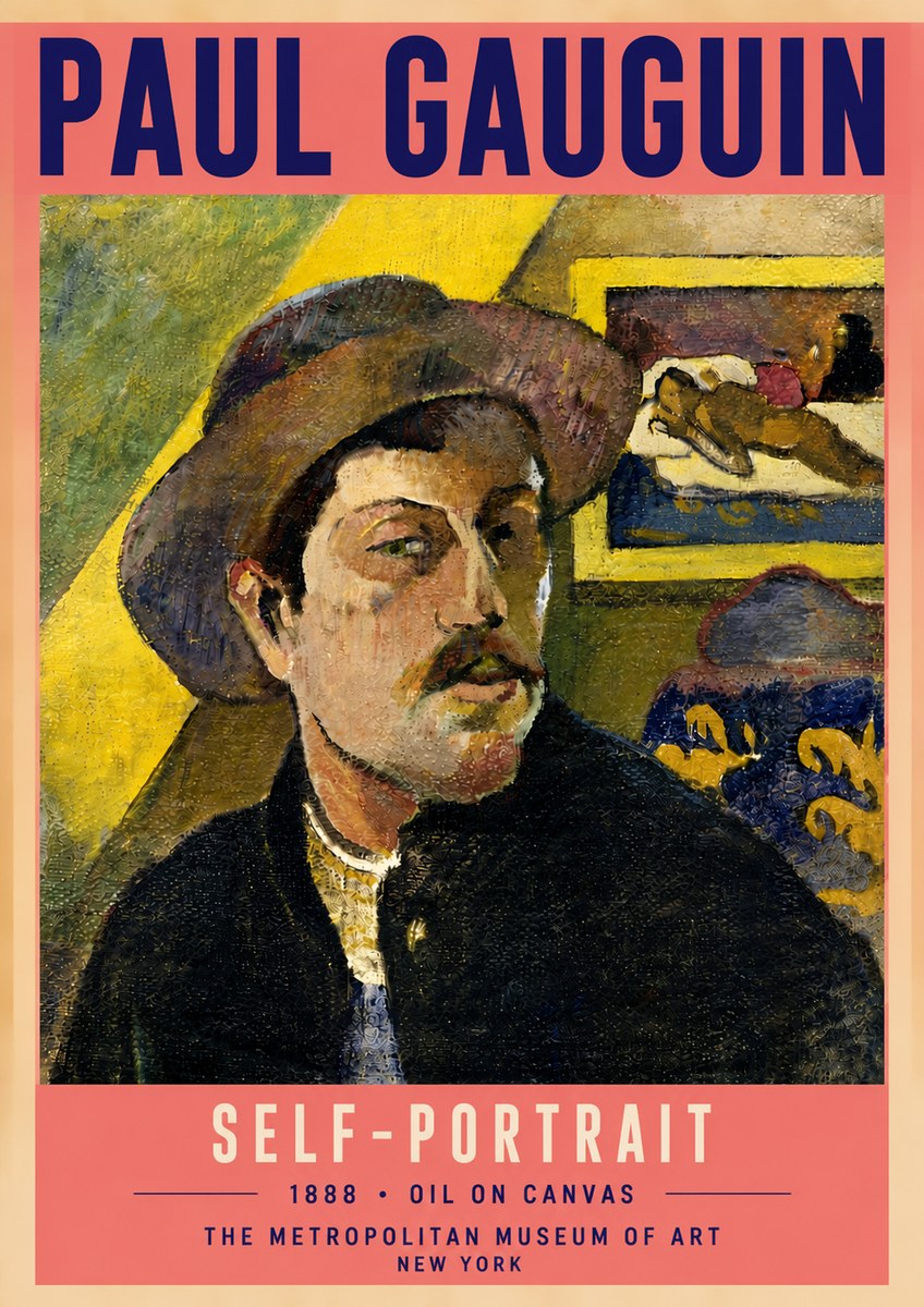 Paul Gauguin Self-portrait II No6 - Juliste