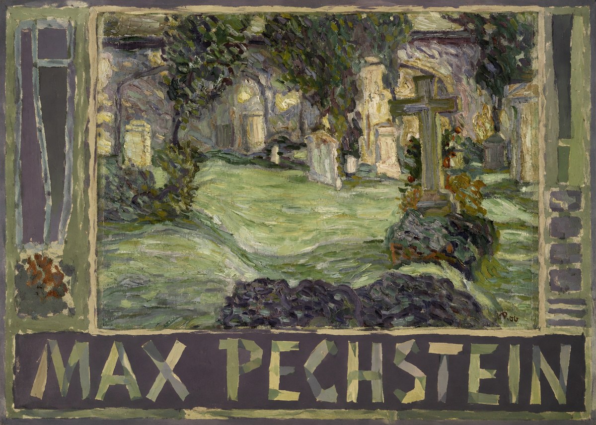 Max Pechstein Cemetery No1 - Juliste