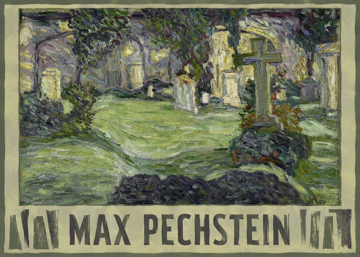Max Pechstein Cemetery No3 - Juliste
