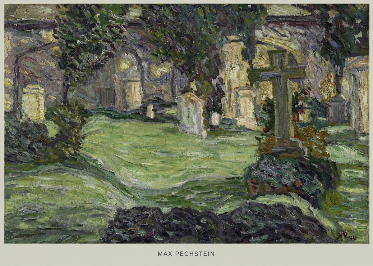 Max Pechstein Cemetery No5 - Juliste