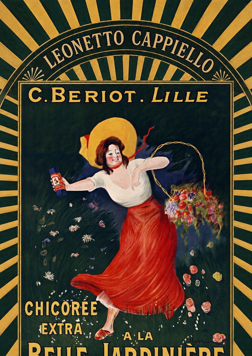 Leonetto Cappiello Chicorée Extra a La Belle Jardinière No5 - Juliste