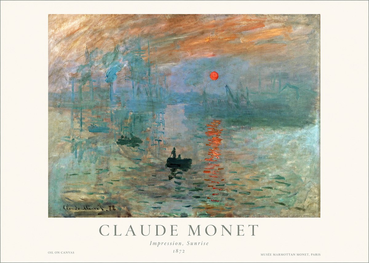 Monet Impression, Sunrise II No1 - Juliste