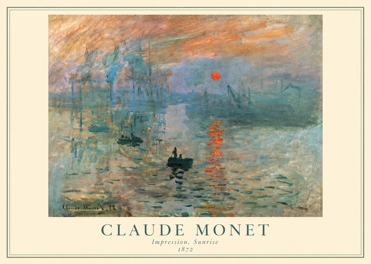Monet Impression, Sunrise II No2 - Juliste