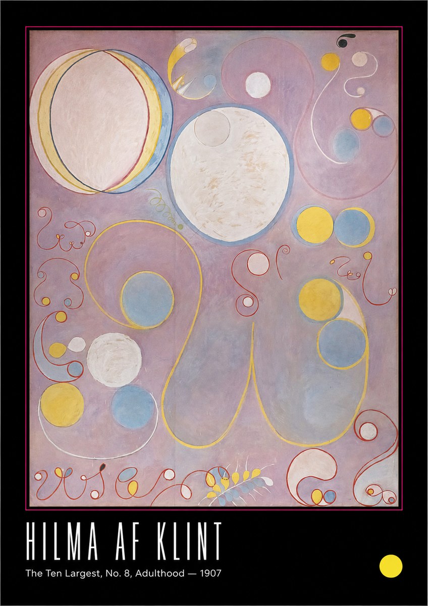 Hilma af Klint The Ten Largest, No. 8, Adulthood No6 - Juliste