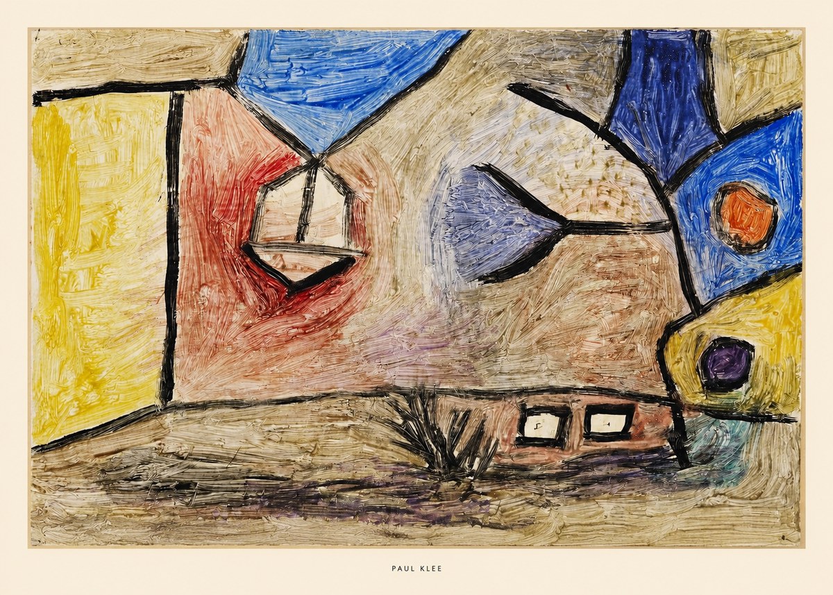 Paul Klee Der Niesen No5 - Juliste