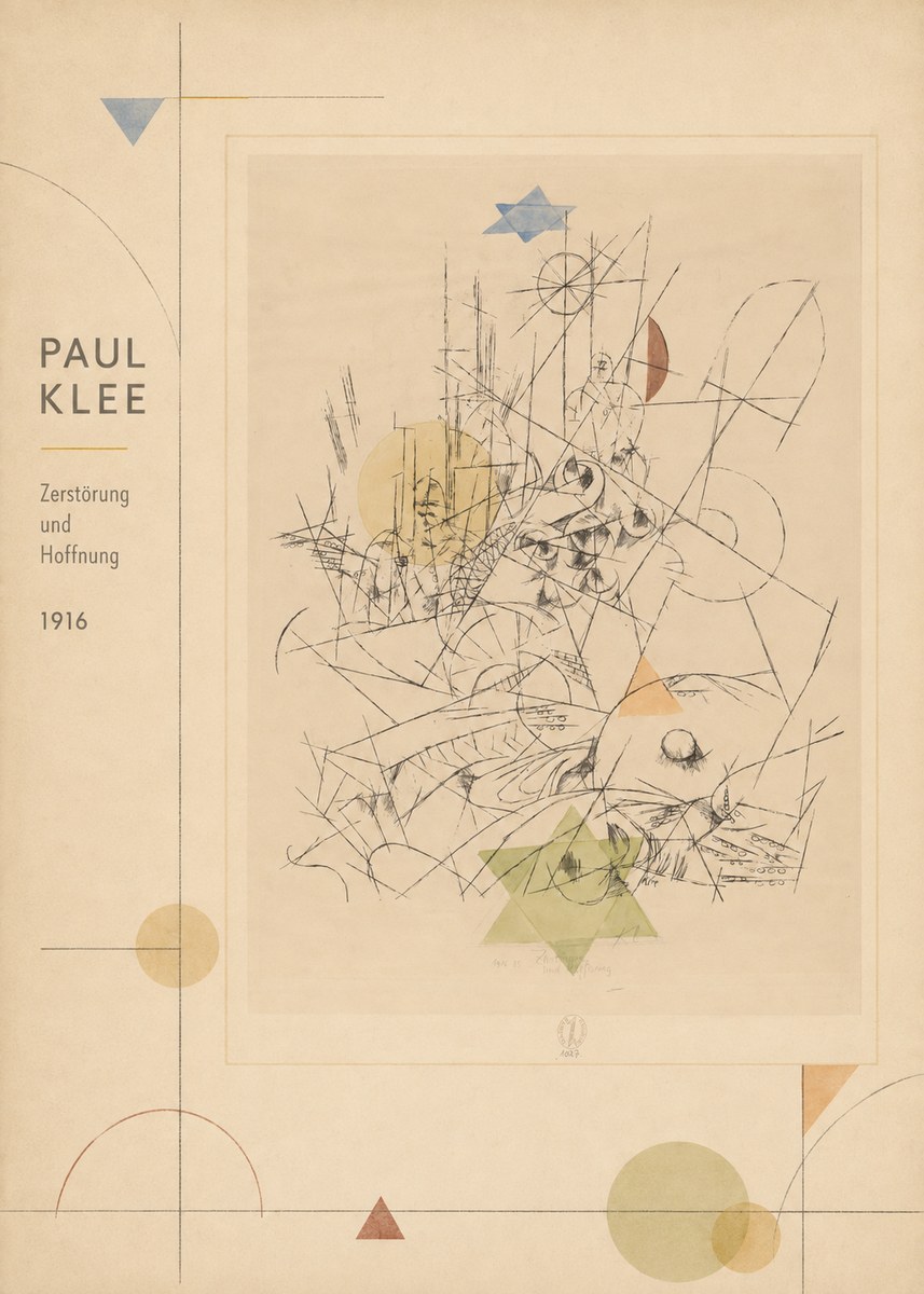 Paul Klee Zerstörung Und Hoffnung I No2 - Juliste