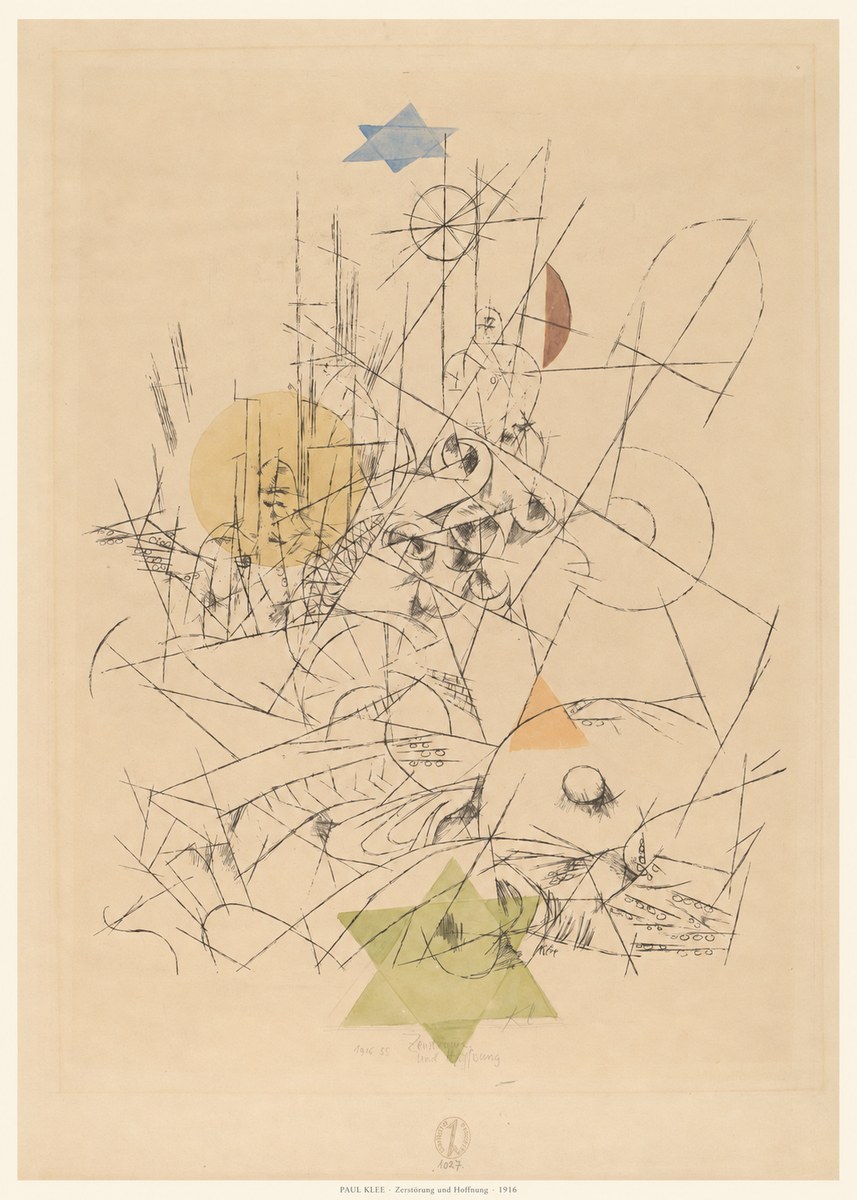 Paul Klee Zerstörung Und Hoffnung I No6 - Juliste
