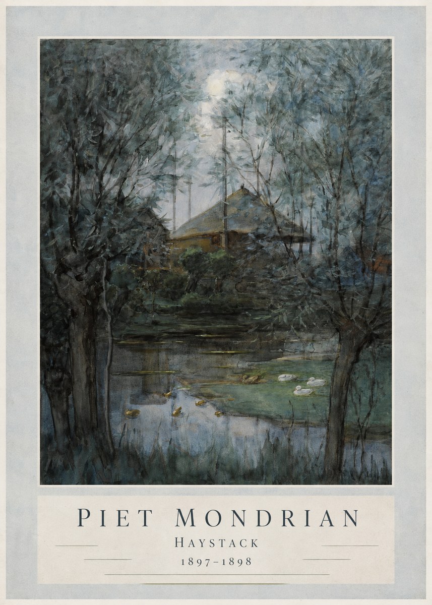 Piet Mondrian Haystack No3 - Juliste