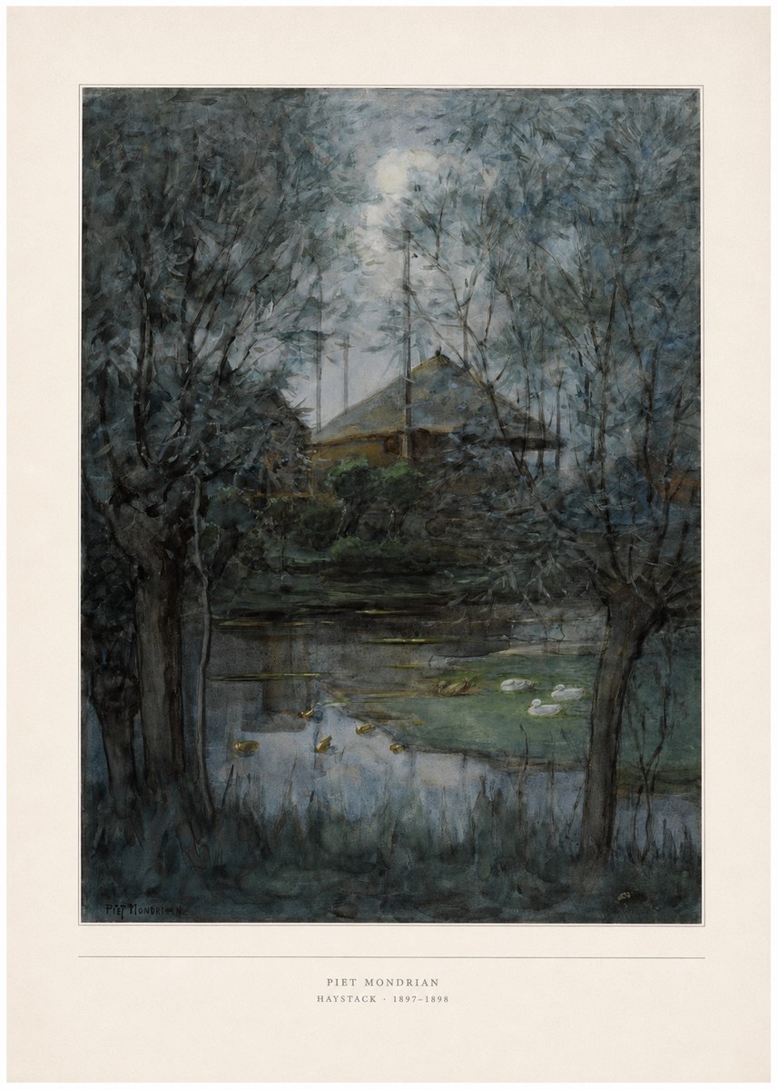Piet Mondrian Haystack No4 - Juliste