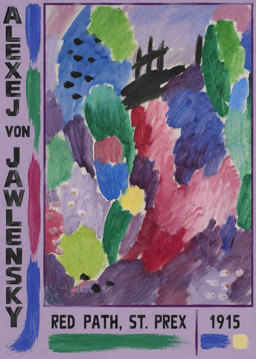 Alexej von Jawlensky Red Path, St. Prex II No2 - Juliste