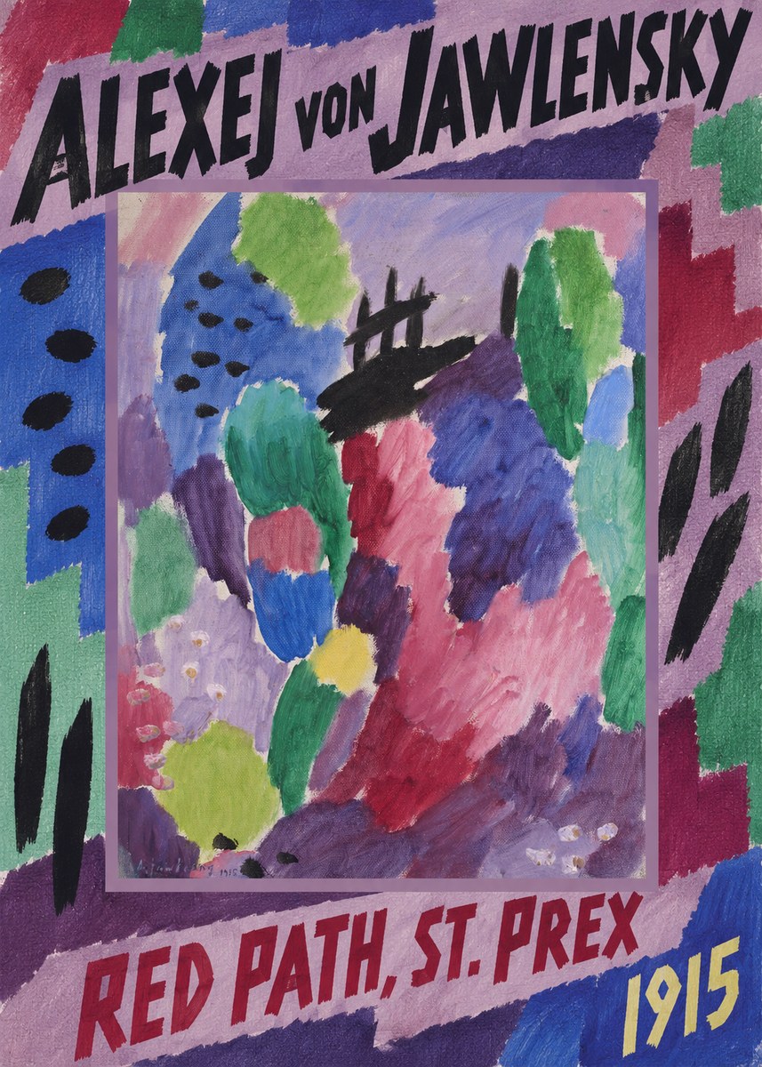 Alexej von Jawlensky Red Path, St. Prex II No5 - Juliste