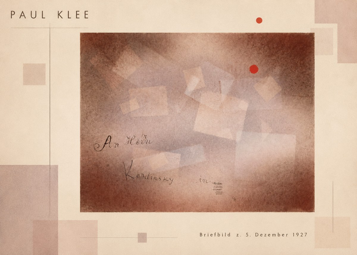 Paul Klee Briefbild Z. 5. Dezember 1927 No2 - Juliste