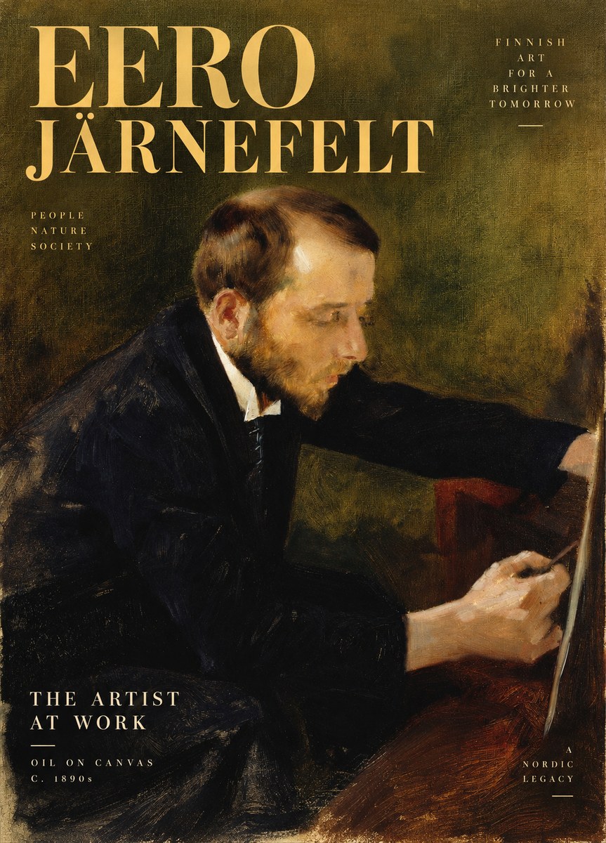 Eero Järnefelt Portrait of the Artist No3 - Juliste