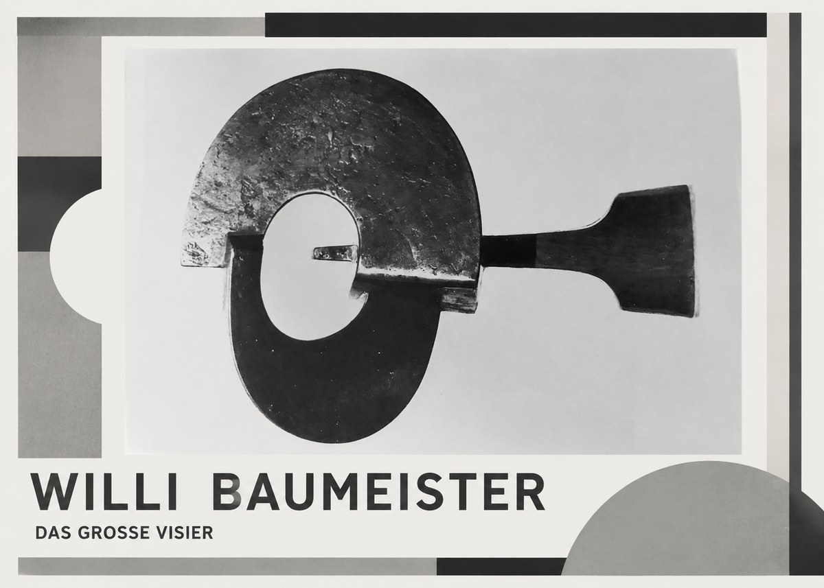 Willi Baumeister Das Grosse Visier No1 - Juliste