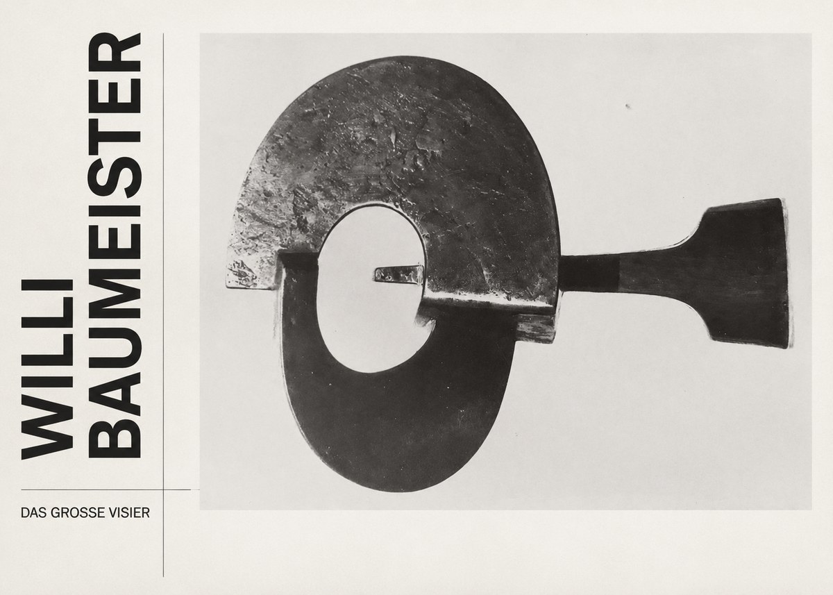 Willi Baumeister Das Grosse Visier No2 - Juliste
