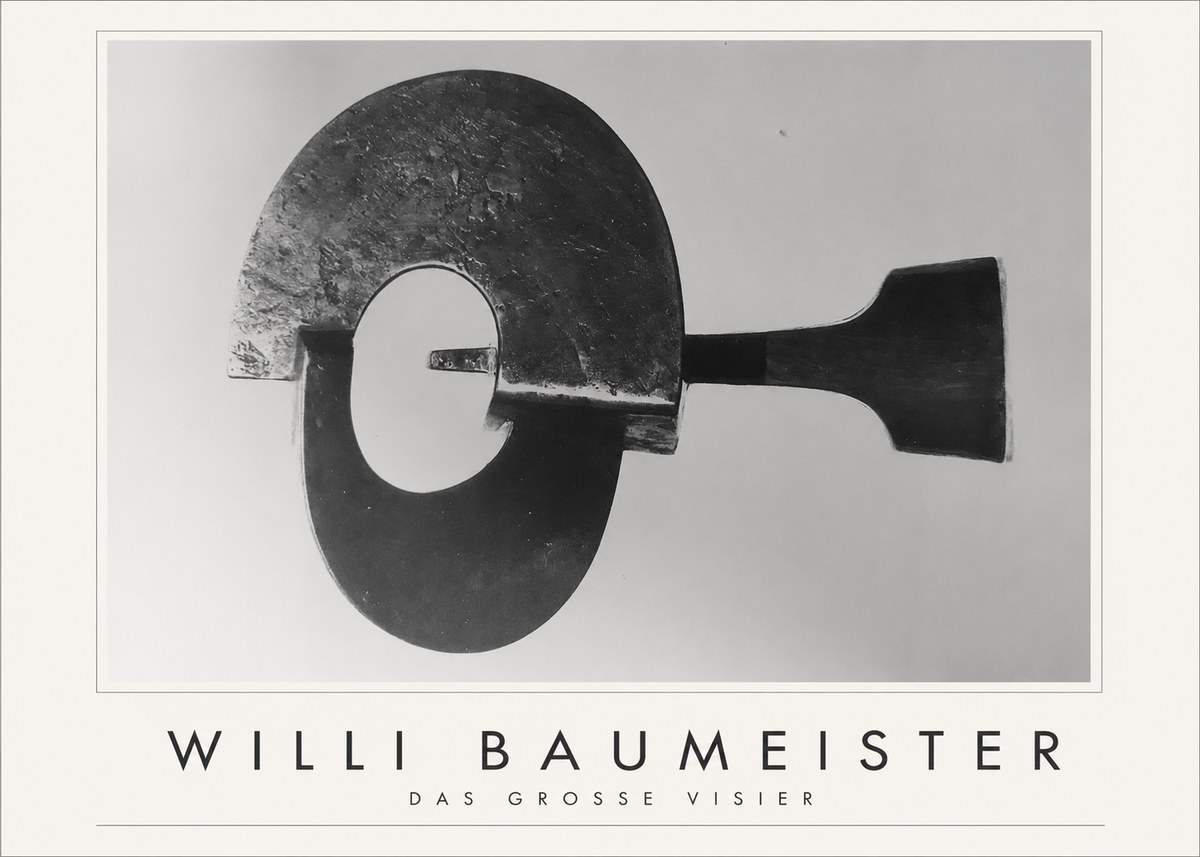 Willi Baumeister Das Grosse Visier No3 - Juliste